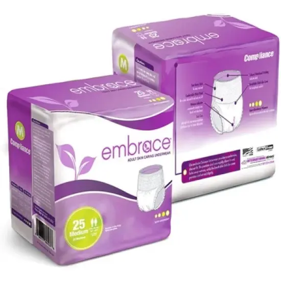 Embrace&trade; Premium Protection Incontinence Underwear, Maximum Absorbency and Protection, Breathable Cloth for Exceptional Comfort, Odor Protection, image {4}