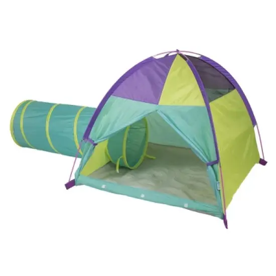Pacific Play Tents Kids Neon Hide-Me Tent & Tunnel Combo image {11}