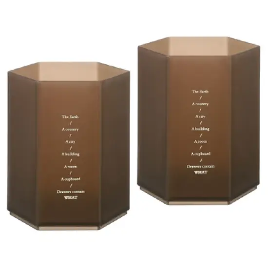 Unique Bargains Pencil Holder Plastic Hexagon Pen Cup Stationery Organizer for Office Desktop image {6}