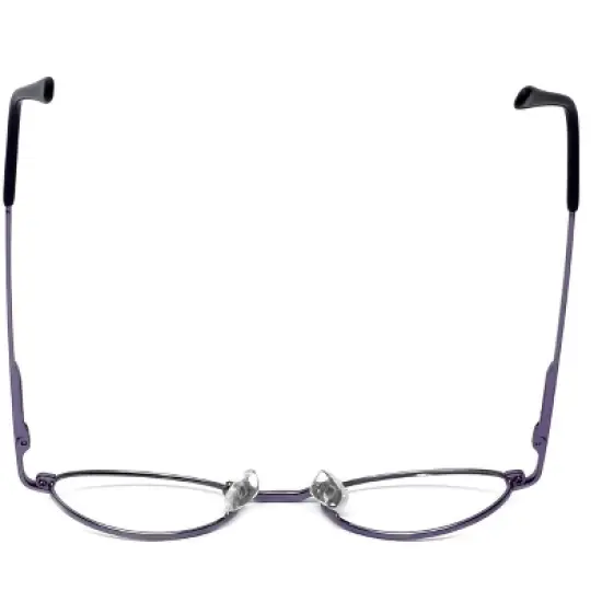 Flex Collection by Vivid FL-75 Designer Reading Eye Glasses in Purple 41mm +1.50 | Ladies | Oval Shape | X-Small Fit image {4}
