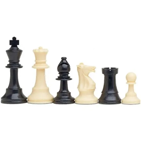 WE Games Ultimate Compact Tournament Chess Set with Silicone Chess Board - Heavy Weighted Pieces image {1}