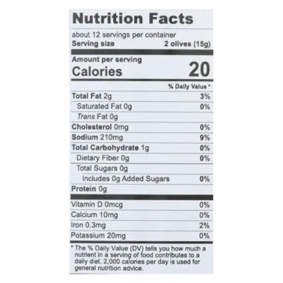 Divina Bloody Mary Olives - Case of 6/13 oz image {5}