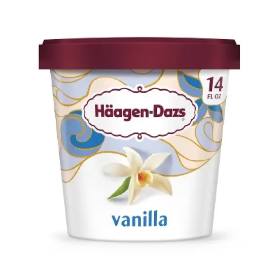 Haagen-Dazs Vanilla Ice Cream - 14 fl oz image {14}