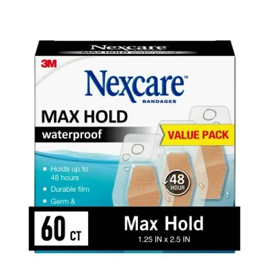 Nexcare Max Hold All One Size - 60ct image {2}