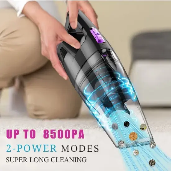 WHALL Cordless Handheld Vacuum, 8500PA Wet/Dry Portable for Home image {2}