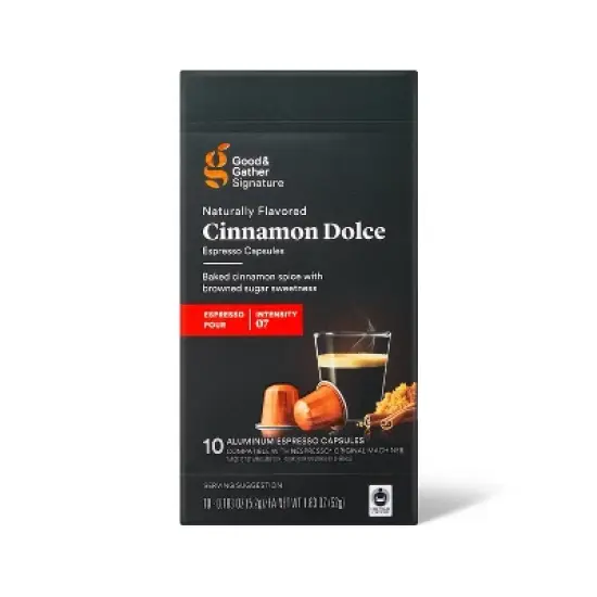 Naturally Flavored Cinnamon Dolce Espresso Capsules - 10ct - Good & Gather&trade; image {3}