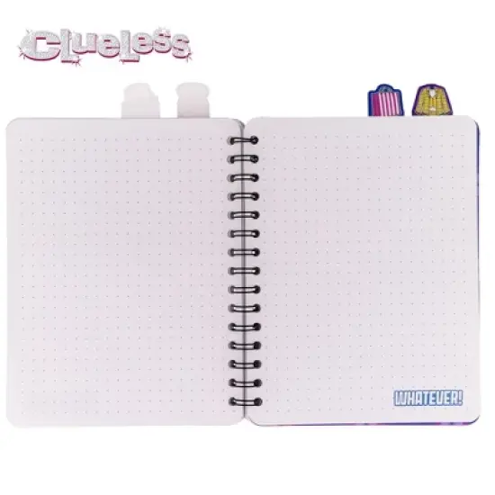 Inkology, LLC Clueless 4-Tab Spiral Notebook With 160 Dotted Sheets | 6 x 9 Inches image {4}