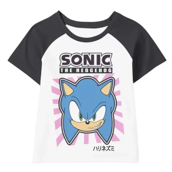 Sonic The Hedgehog Sonic Checkers 4-Pack Youth Girls Tees image {2}