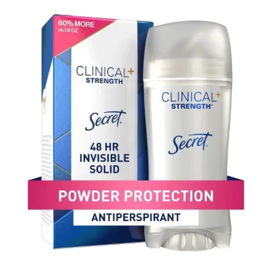 Secret Clinical Strength Invisible Solid Antiperspirant and Deodorant for Women - Protecting Powder - 2.6oz image {6}