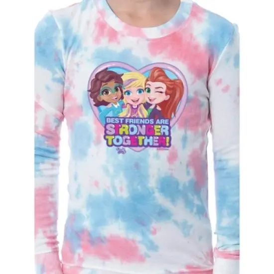 Polly Pocket Girls' Best Friends Are Stronger Together! Sleep Pajama Set Multicolored image {2}