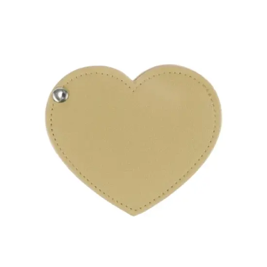 Unique Bargains Durable Rotating Heart Makeup Mirror 1 Pc image {6}