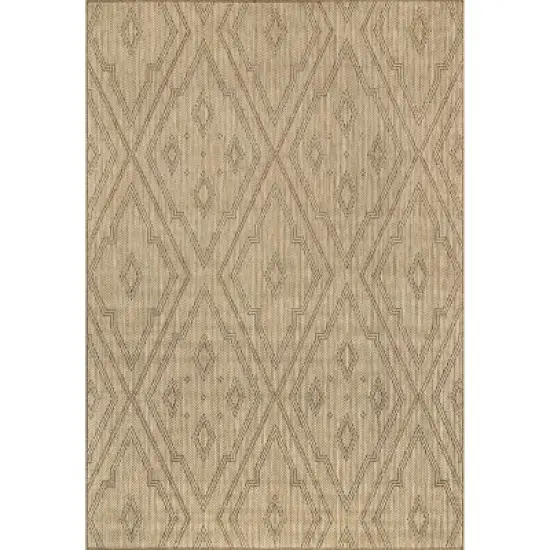 nuLOOM Latia Double Diamond Indoor/Outdoor Patio Area Rug image {11}