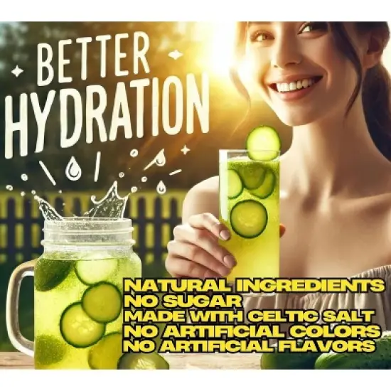 Food Crush Electric Pickle Drink w/ Celtic Salt-Relieves Leg Cramps & Dehydration, Electrolyte Hydration Dill Juice Drink, 32 Shots image {2}