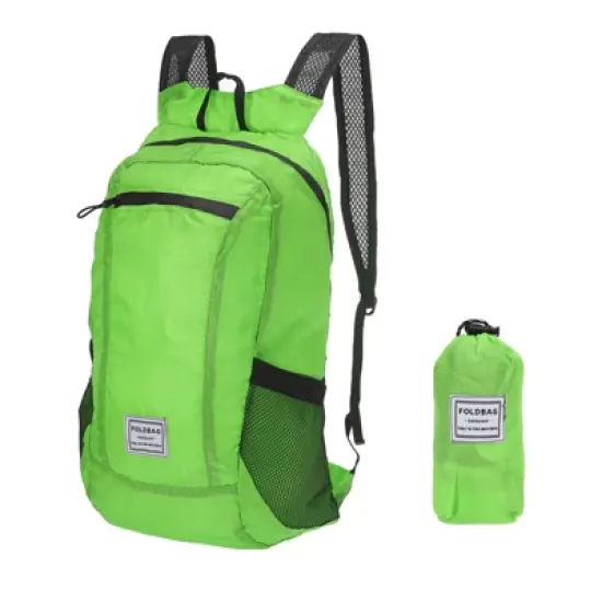 Unique Bargains Durable Polyester Material Water-Resistant Lightweight Portable Backpack image {6}
