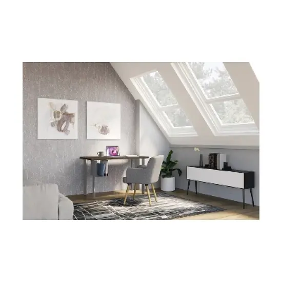 HON Coze Worksurface 48w x 24d Florence Walnut HLCR2448LF1 image {2}