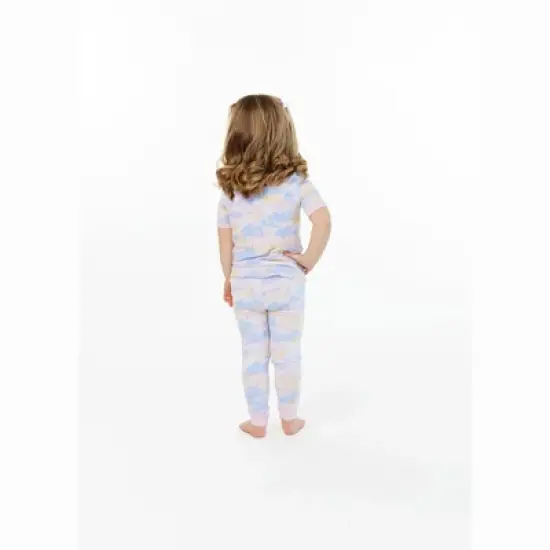 Sleep On It Girls Soft Clouds Snug Fit 2-Piece Pajama Sleep Set image {2}