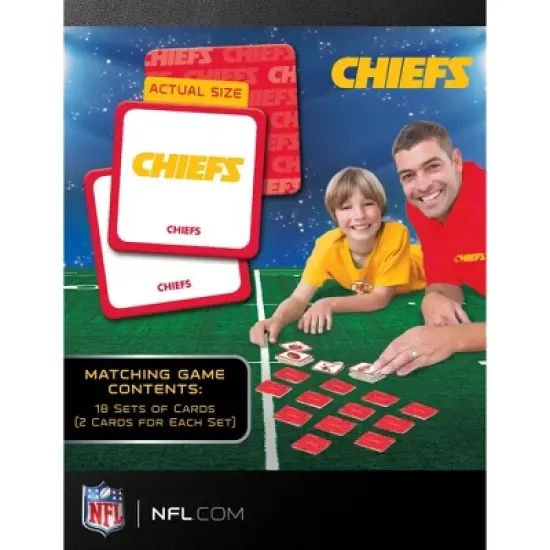 MasterPieces Officially Licensed NFL Kansas City Chiefs Matching Game for Kids and Families image {3}