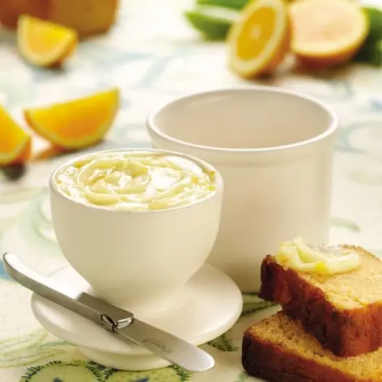 Butter Bell&reg; Crock &ndash; Classic Matte Ivory Ceramic Butter Keeper, Modern Butter Dish for Fresh, Spreadable Butter image {1}