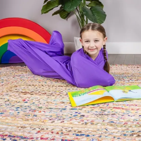 Bintiva Sensory Sock, Purple, Large, Ages 8-11 image {2}