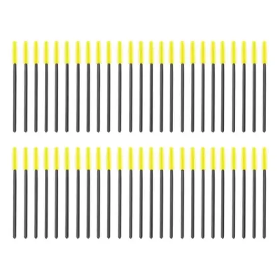 Unique Bargains Convenient Silicone Eyelash Brush 50 Pcs image {18}