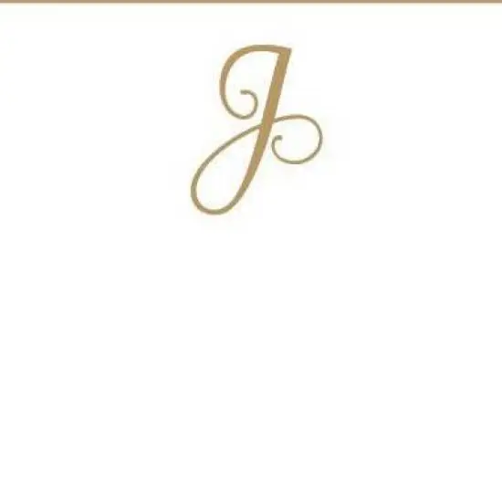 10ct Marble Cards Die-Cut Social Set Monogram J image {2}