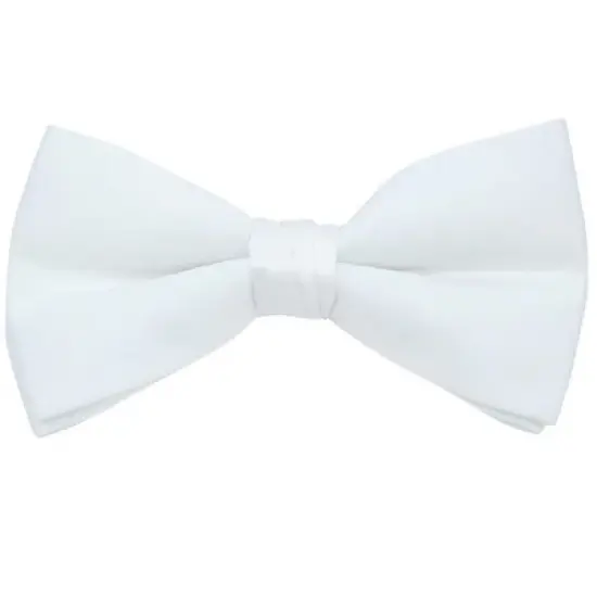 Men's Pre-tied Clip On Bow Tie - Formal Tuxedo Solid Color image {35}