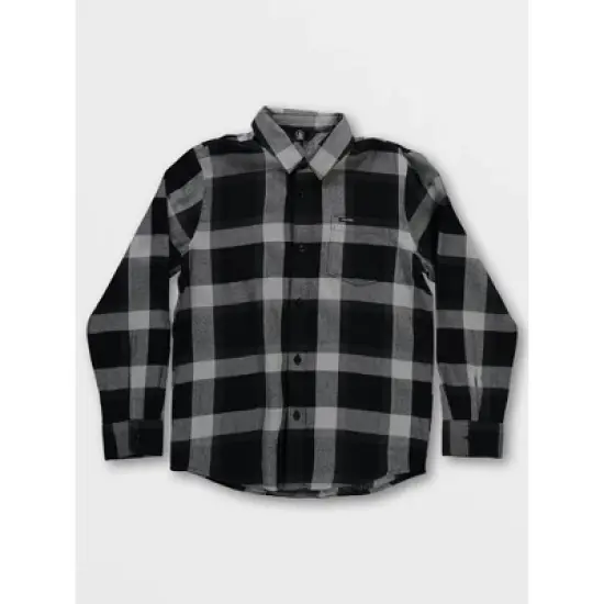 Volcom Boys Curwin Long Sleeve Flannel Shirt image {2}