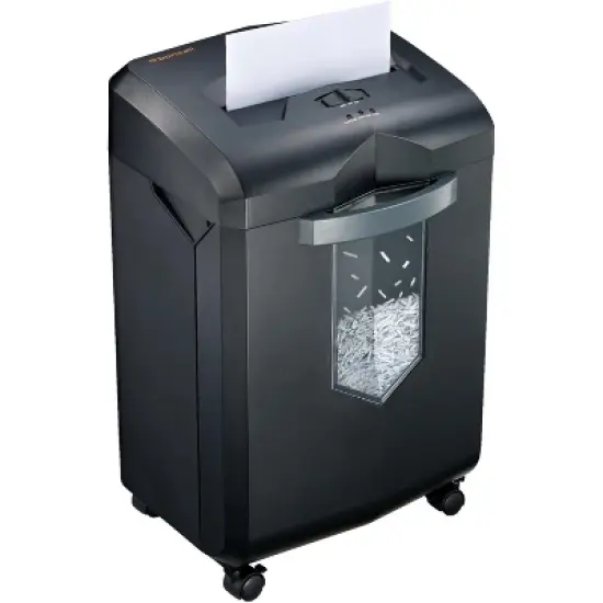 Bonsaii Heavy Duty Cross-Cut 18-Sheet Paper Shredder, Up To 60 Minutes Shredding, 6 Gallon Pullout Basket 4 Casters, Low Noise, P-4 Security Level image {8}