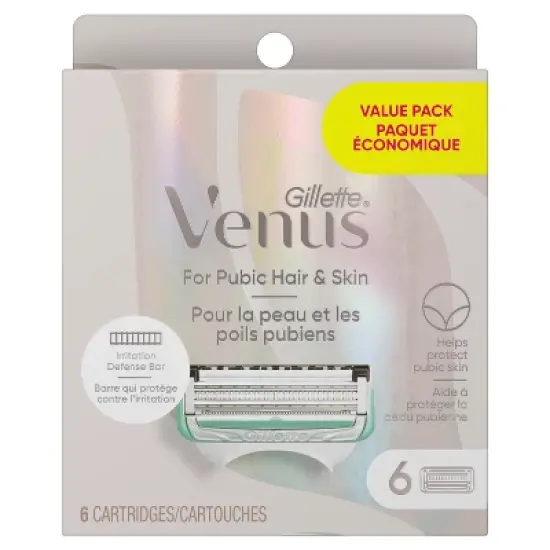 Venus Intimate Grooming Razors for Women Blade Refills image {1}