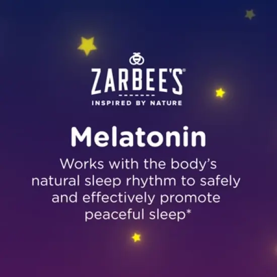 Zarbee's Kid's Sleep with Melatonin Chewables - Natural Grape - 50ct image {5}