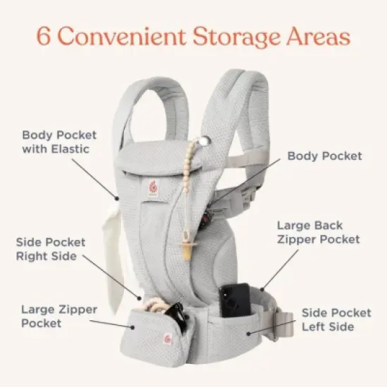 Ergobaby Omni Deluxe Mesh All-in-One Baby Carrier image {3}