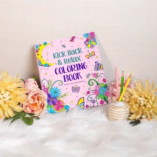 Kick Back & Relax Coloring Book - by  Andrea Sargent (Paperback) image {4}