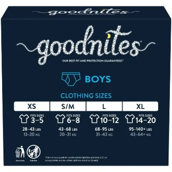 Goodnites Boys' Nighttime Bedwetting Underwear - (Select Size and Count) image {6}