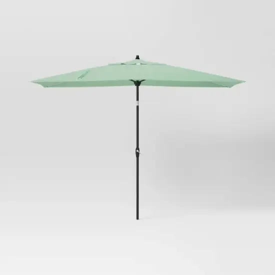 10'x6' Rectangular Market Patio Umbrella - Black Pole - Threshold&trade; image {6}