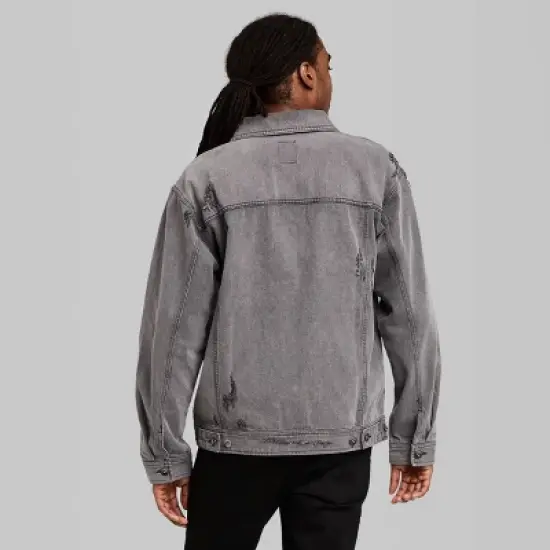 Adult Regular Fit Denim Jacket - Original Use&trade; Gray S image {2}