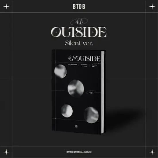 Btob - 4U: Outside (Silent Version) (incl.96pg Booklet, Lyric Paper, Invitation Card, Postcard, Photocard, Film Photocard + Poster) (CD) image {1}