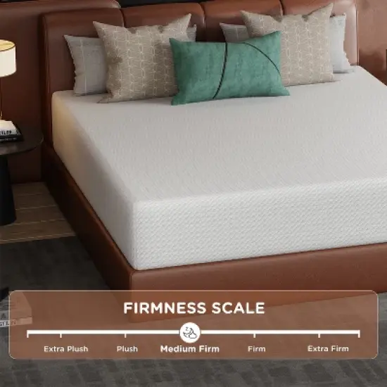 BestMassage 14 Inch Mattress Gel Memory Foam Mattress Medium Firmness Mattresses for Cool Sleep & Pressure Relief CertiPUR-US Certified image {3}
