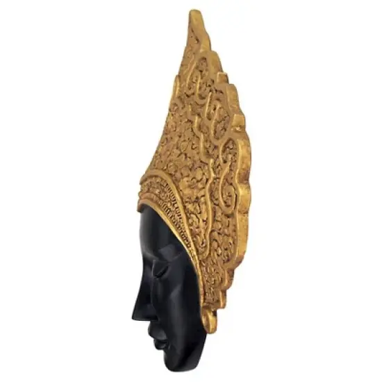 Design Toscano Thai Court Dancer Mask Wall Sculpture image {4}