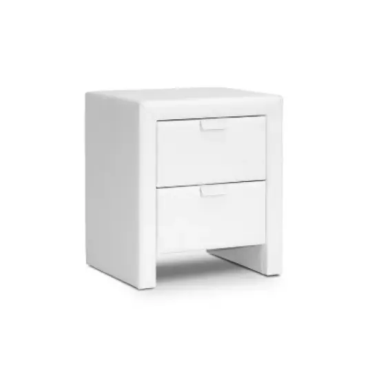 Frey Upholstered Modern Nightstand - Baxton Studio image {8}