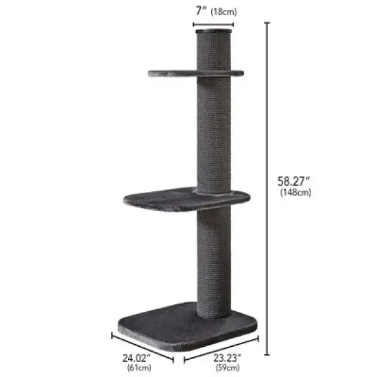 Two by Two Austin Cat Tree Scratching Post Cat Furniture image {6}