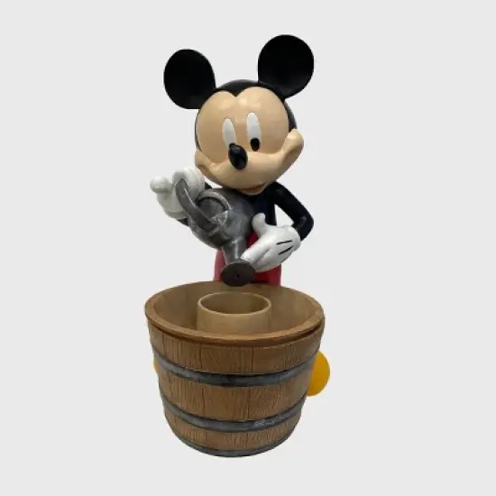 Disney 25.25" Mickey Mouse Garden Resin Planter Fountain image {1}