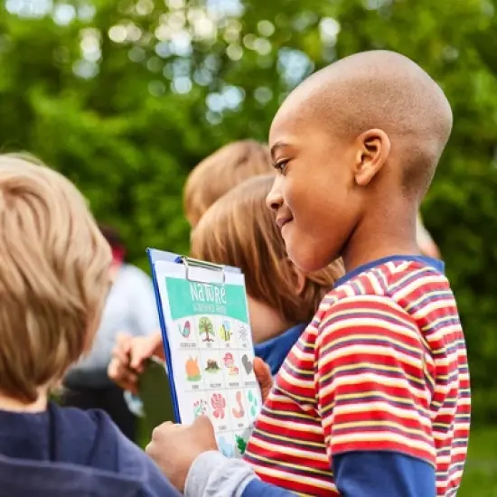 Infinite Curiosity 50 Pack Nature Themed Scavenger Hunt Cards for Kids, Outdoor Family Find and Seek Game image {2}