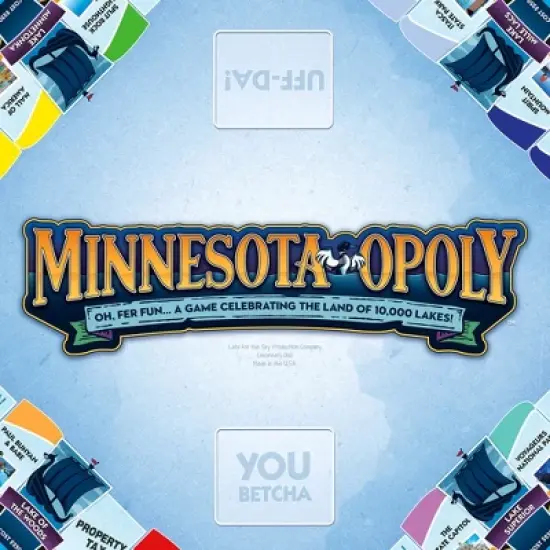 Late For The Sky: Minnesota-Opoly Monopoly Board Game image {4}