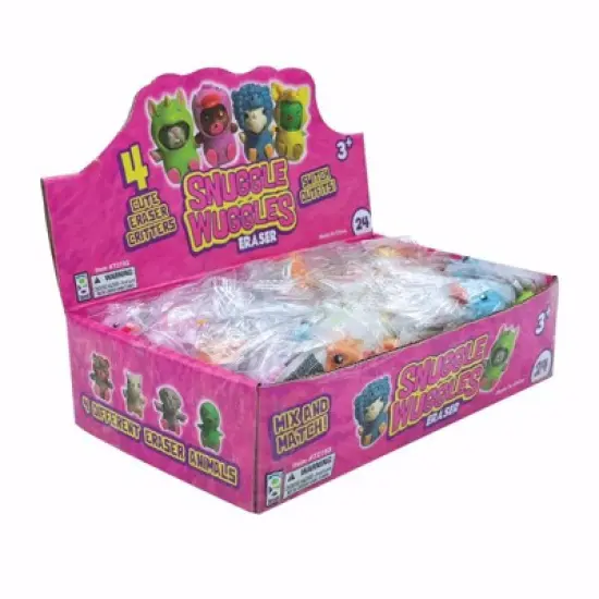 Geddes Snuggle Wuggles Erasers - 24 per display image {2}