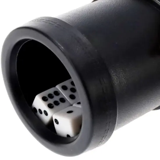 WE Games Dice Cup Set - 4 Professional Grade Plastic with 20 Dice and Instructions for Liar's Dice Plus 10 Different Games image {6}