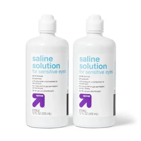 Saline Solution for Sensitive Eyes - 24 fl oz - up&up&trade; image {5}