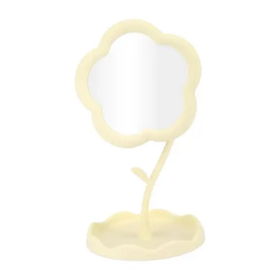 Unique Bargains Sunflowers Desktop Cosmetic Mirror 1 Pc image {5}