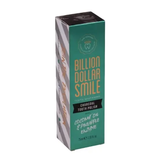 Billion Dollar Smile Charcoal Tooth Polish - 2.53 fl oz image {3}