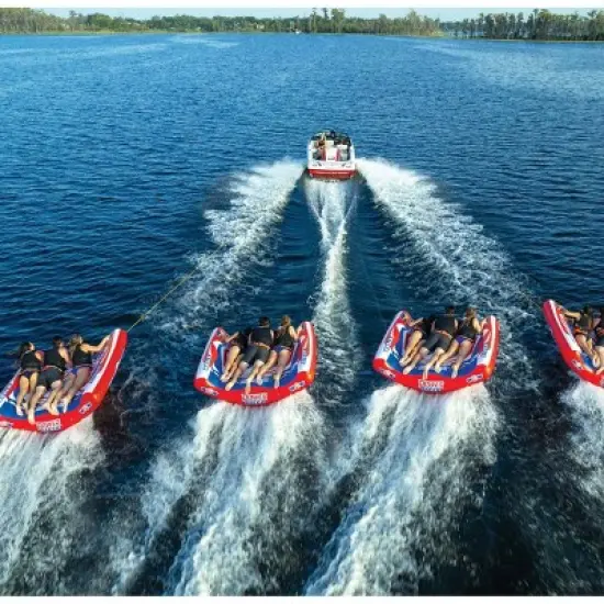 WOW Power Steer 3-Person Steerable Deck Tube image {7}