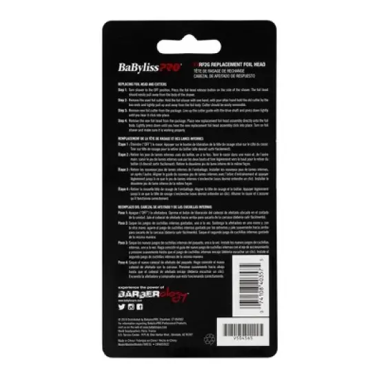 BaBylissPRO Double-Foil Head & Cutters image {2}